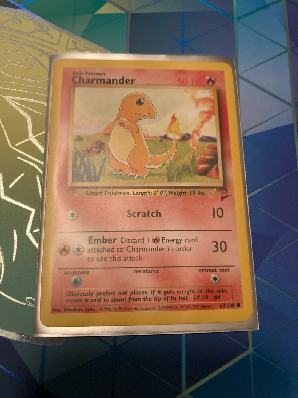 Pokemon Charmander Trading Card - Orange, Yellow